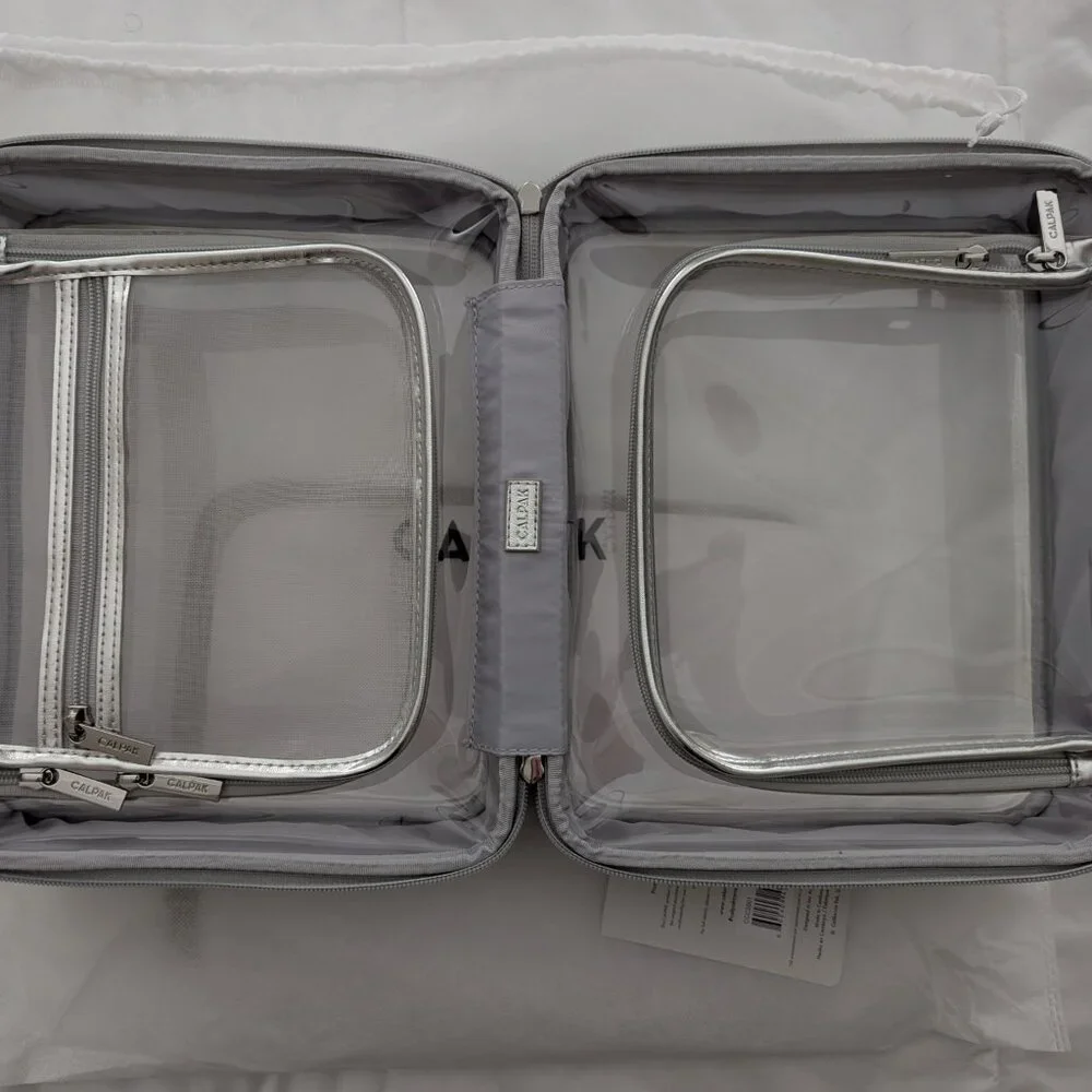 Calpak Large Silver Cosmetics Case LIMITED EDITION - Picture 3 of 3